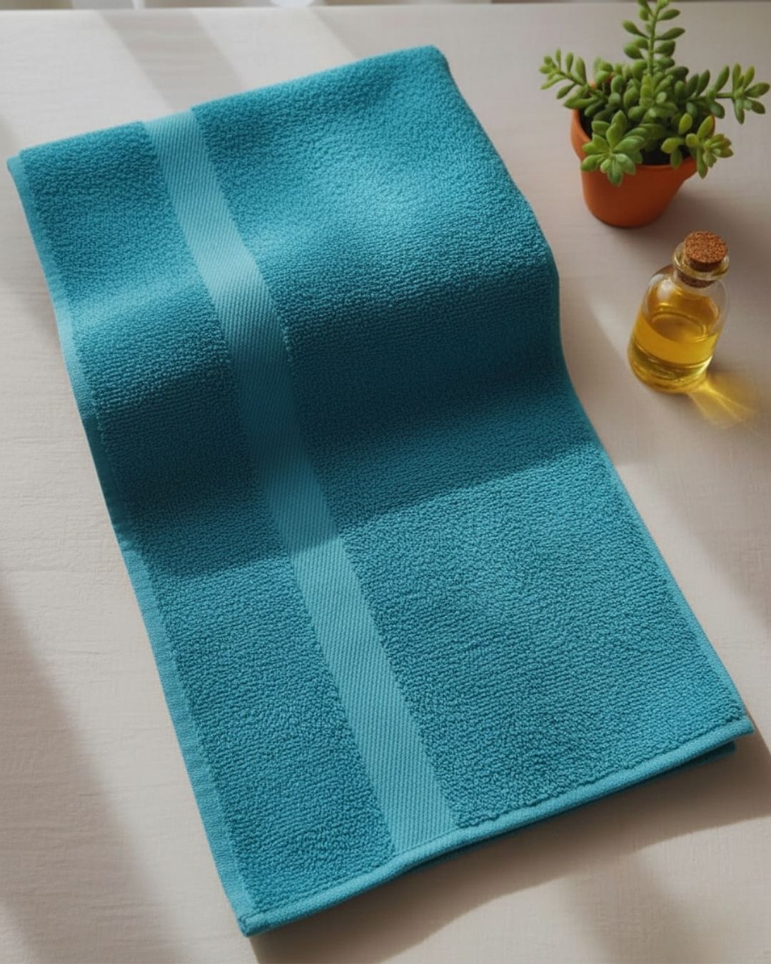 Terry Bamboo Bath Towel (Single Piece) | Plush, Absorbent & Naturally Kind