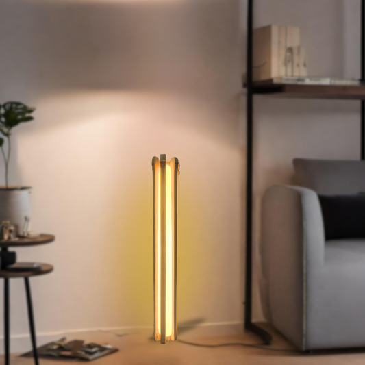 Eco-friendly Bamboo Tower Lamp