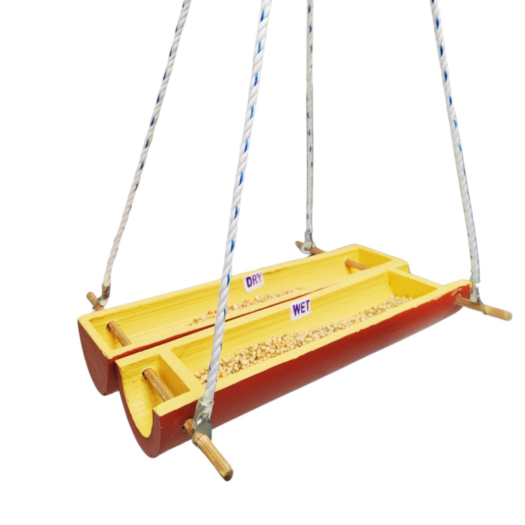 Eco-Friendly Bamboo Bird Feeder by Areva Farms | Hanging Feeder for Small Birds | Perfect for Balcony, Garden, or Outdoor Use