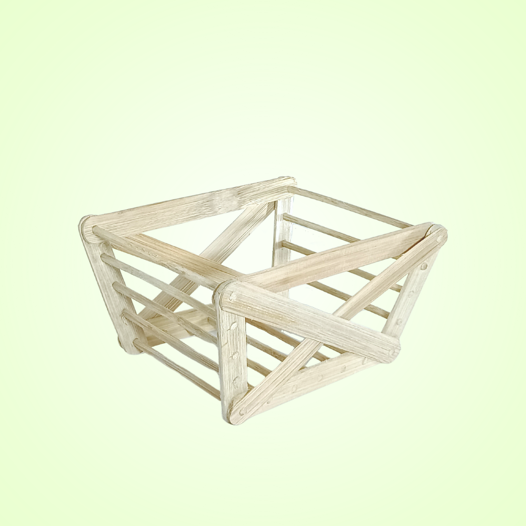 Eco-friendly Bamboo Fruit Basket | Set of 2 Baskets