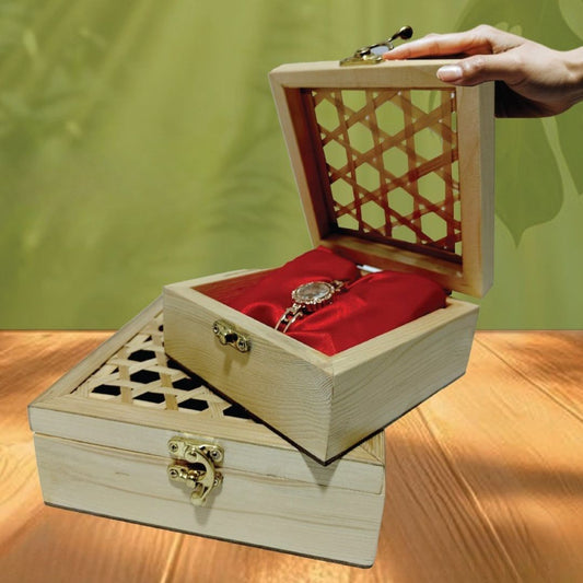 Areva’s Handcrafted Wooden Gift Boxes – Pine Wood Gifting Boxes in 2 Sizes | Areva | Bulk Order Only
